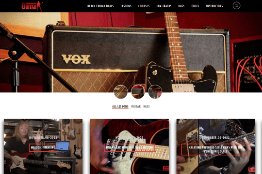 Dangerous Guitar – Enhanced online learning platform with expert-led guitar and bass lessons.